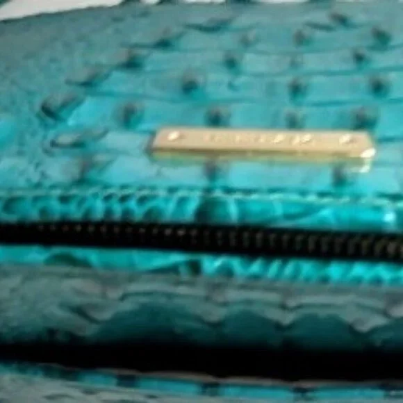 Brahmin Teal Shoulder Bag and Wallet Set - Picture 9 of 15